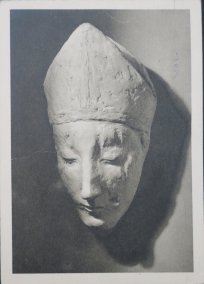 Josef Sudek Hlava sv. Vojtěcha ze soutěžního návrhu na náhrobek světce pro chrám sv. Víta (1936–1937) od Josefa Wagnera
